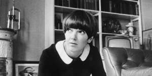 Mary Quant,one of the leading lights of the British fashion scene in the 1960s.