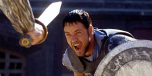 Thinking about ancient Rome? You’re not alone. A scene from The Gladiator,staring Russell Crowe.