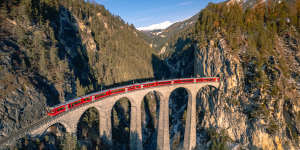 Switzerland’s Landwasser railway.