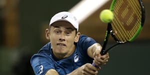 De Minaur out,Millman proceeds as Tomic and Kyrgios lose doubles