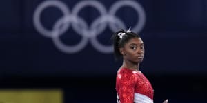 Biles pulls out of Olympic vault,uneven bars finals