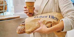 The cafe uses Baker Bleu bread,which is also available to take away. 