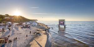 Open air cinema at Usedom,Germany.