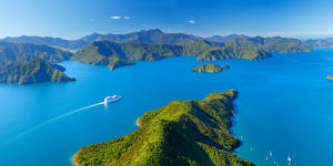 Marlborough Sound – home of sauvignon blanc.