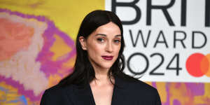 St. Vincent at the Brit Awards in London in March.