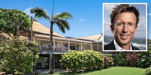 The Wategos Beach house sold early this year for $23 million to Anthony Eisen,setting a new record for Byron Bay.