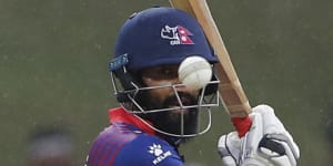 Nepal batsman hits record-breaking ‘perfect’ 50 in nine balls