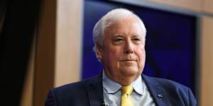 Clive Palmer,Trumpet of Patriots chairman and party spokesperson.