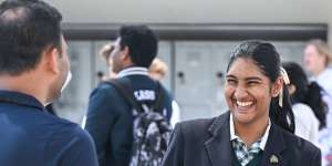 Last year,at 14,Nadia did her first year 12 VCE exam in further maths.