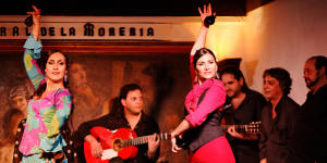 Dancers at a flamenco restaurant,Corral de la Maoreira.