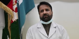 Afghan Dr Mohammad Gul Liwal heads the Afghan Japan Communicable Disease Hospital,the only COVID treatment hospital in Kabul.