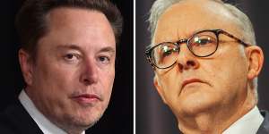 Elon Musk has hit back at Prime Minister Anthony Albanese,accusing him of censorship.