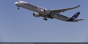 The Airbus A350XWB is certified to fly for more than six hours on a single engine.