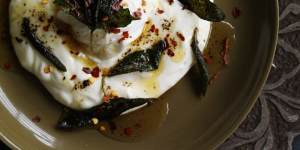 Neil Perry's Turkish-style poached eggs.