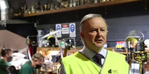 Albanese ducks questions on branch stacker’s future