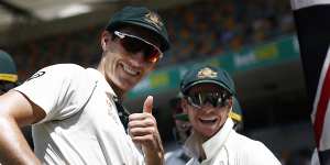 Australian cricket’s new leaders,Pat Cummins and Steve Smith.