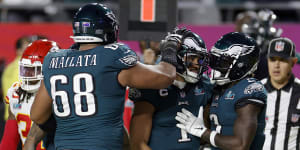 Mailata’s Super Bowl ends in sadness but with reputation undiminished