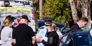 Police search for clues as to what led to stabbing of man in Sydney’s inner west