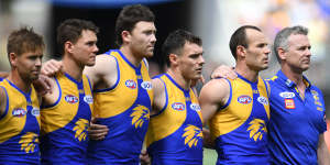 Luke Shuey and Shannon Hurn were leaders at West Coast.