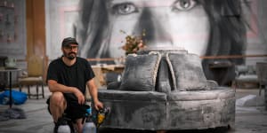 Rone aka Tyrone Wright had his first comprehensive survey show at Geelong Gallery last year.