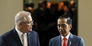 Morrison-Joko meeting called off before Australian submarines announcement