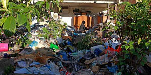 Clean-up operation:It is estiimated that it will take five days to clear out the house.