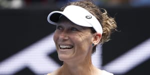 ‘She’s one of those angels’:Sam Stosur bids final farewell to tennis