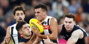 AFL 2024 round eight LIVE updates:Blues,Pies locked in epic contest in final term;McCreery subbed out