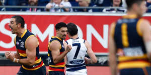 The Crows took it up to the Cats late,but the reigning premiers were too classy.