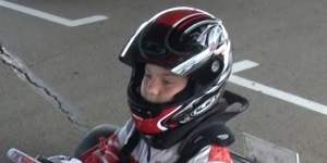 Oscar Piastri in his karting days.