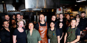 Chef Lennox Hastie and the team at Firedoor.