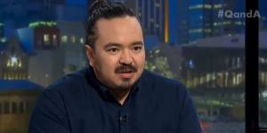 Adam Liaw in awkward spot as Q&A delivers its version of MasterChef fireball