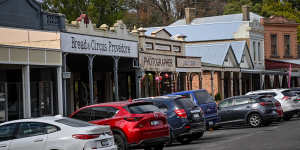 The town of Clunes,where Rachael Dixon died at the weekend after consuming a mushroom drink at the Soul Barn Creative Wellbeing centre.