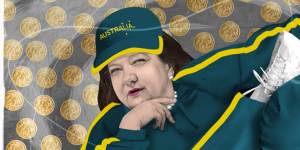 Gina Rinehart is the patron saint of Aussie sports. But it comes with weird strings attached