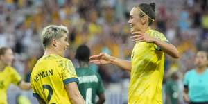 The Matildas faced certain disaster. Everything changed in 31 chaotic minutes