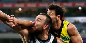 It was a small crowd on hand for Richmond’s win over Port Adelaide at the MCG.