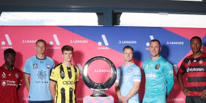 The A-League Men finals series was launched on Tuesday.