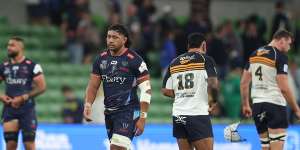 Melbourne Rebels,who are in voluntary administration,were beaten 30-3 by the ACT Brumbies on Friday night. 