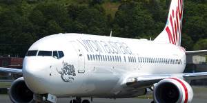 Virgin Australia departs Samoa early in the morning.