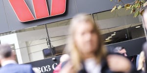Westpac's bottom line result was a $3.3 billion profit for the March half,22 per cent less than last year.