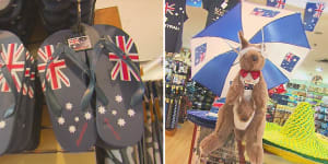 Political storm grows after second supermarket axes Australia Day merchandise.