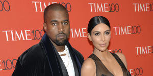 Kim and Kanye in 2015. The pair’s divorce has hardly made a mention in the show’s final season.