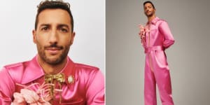 F1 driver Daniel Ricciardo is pretty in pink and it’s a game changer