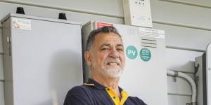 More customers like Tony Debono have signed up to be fitted with solar panels and storage batteries,which enables utilities to aggregate stored solar energy and use it to stabilise the power grid when needed.