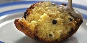 British classic:Spotted dick with earl grey custard.