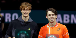 Sinner trumps the Demon again:De Minaur goes down in Rotterdam final