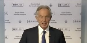 Counter-terrorism strategy will not be enough to counter the Taliban,Tony Blair says