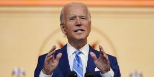 Georgia's Secretary of State said a recount had confirmed that Joe Biden,pictured,had won the state.