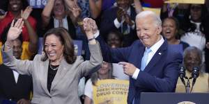 ‘I’m too damn old’,Biden says in campaign event with Harris