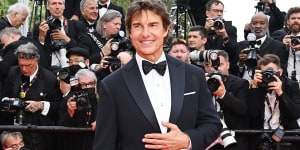 A star undimmed:Tom Cruise at the screening of Top Gun:Maverick at the Cannes Film Festival.